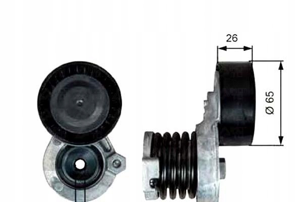 фото №1, Gates ролик натягувача dacia dokker 1.5 dci