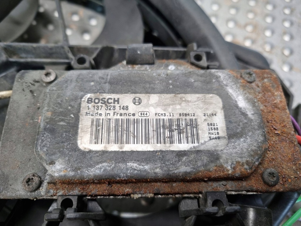 фото №6, Вентилятор радіатора 3m5h8c607rj volvo c30 v50 s40 c70 focus mk2 c-max 1,6d