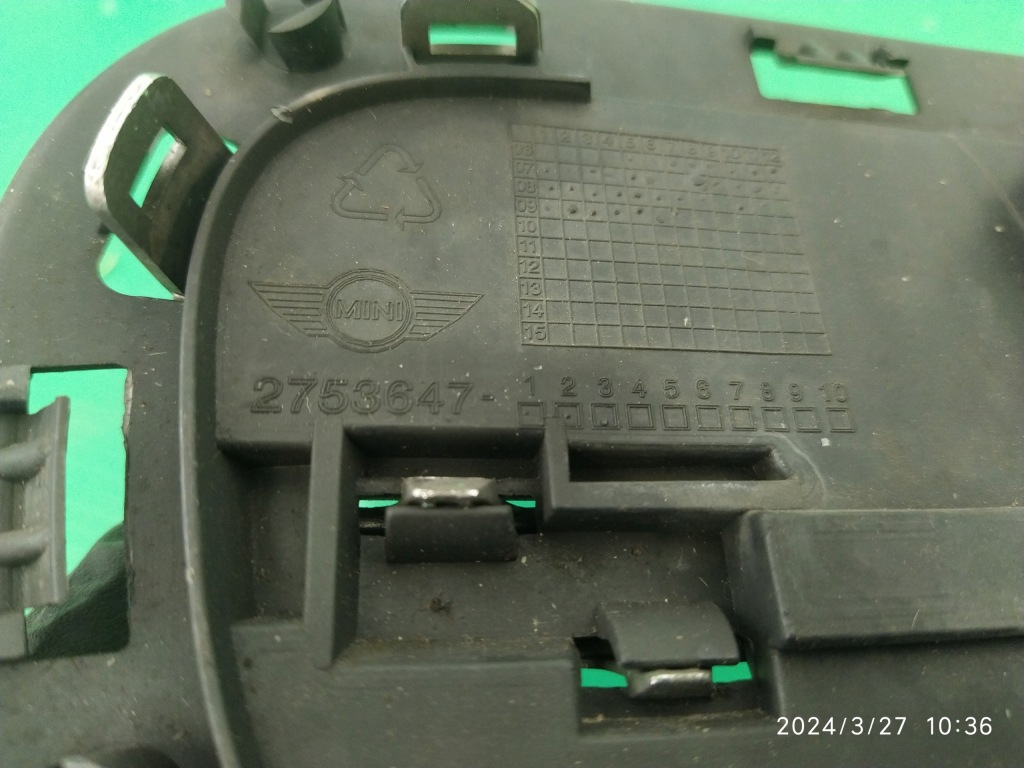 Решітка бампера mini cooper r55 r56 06-09r 2753647 Оригінал