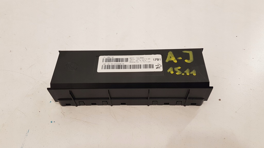 фото №1, Opel astra j iv модуль блок керування обдув 13591701