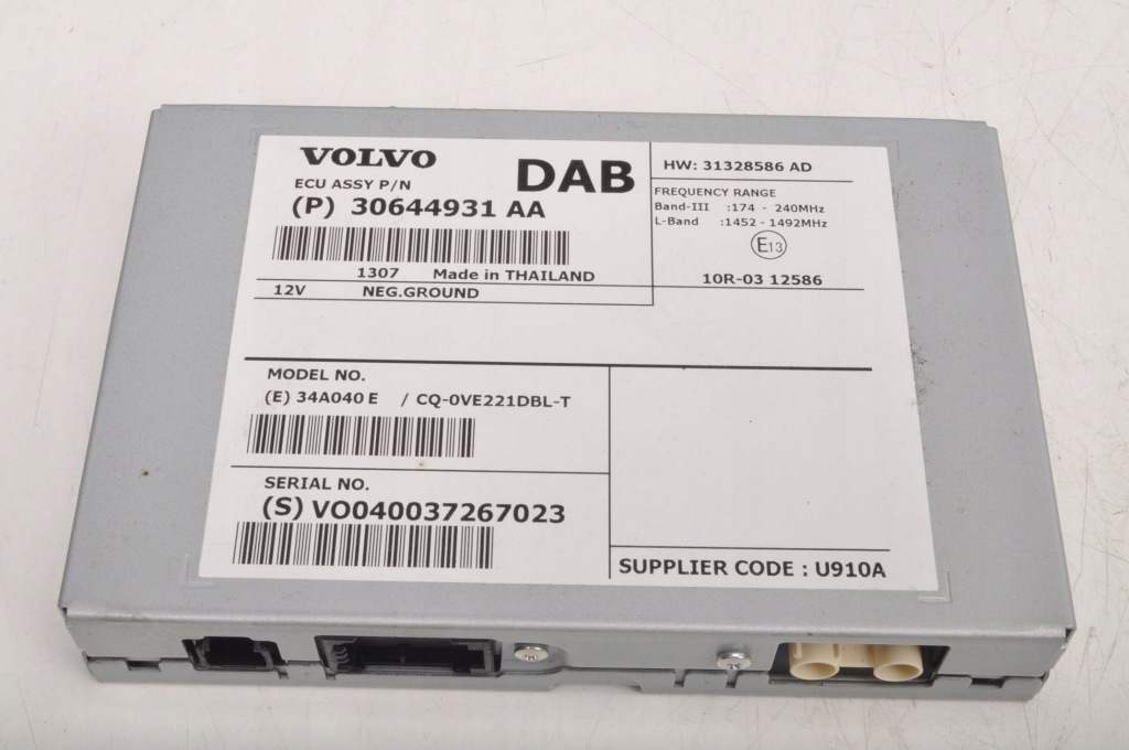 фото №1, Volvo s60 ii v60 модуль блок управления dab 30644931aa