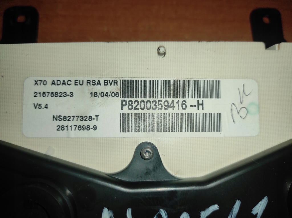 фото №3, 8200359416-h лічильник прилади renault master