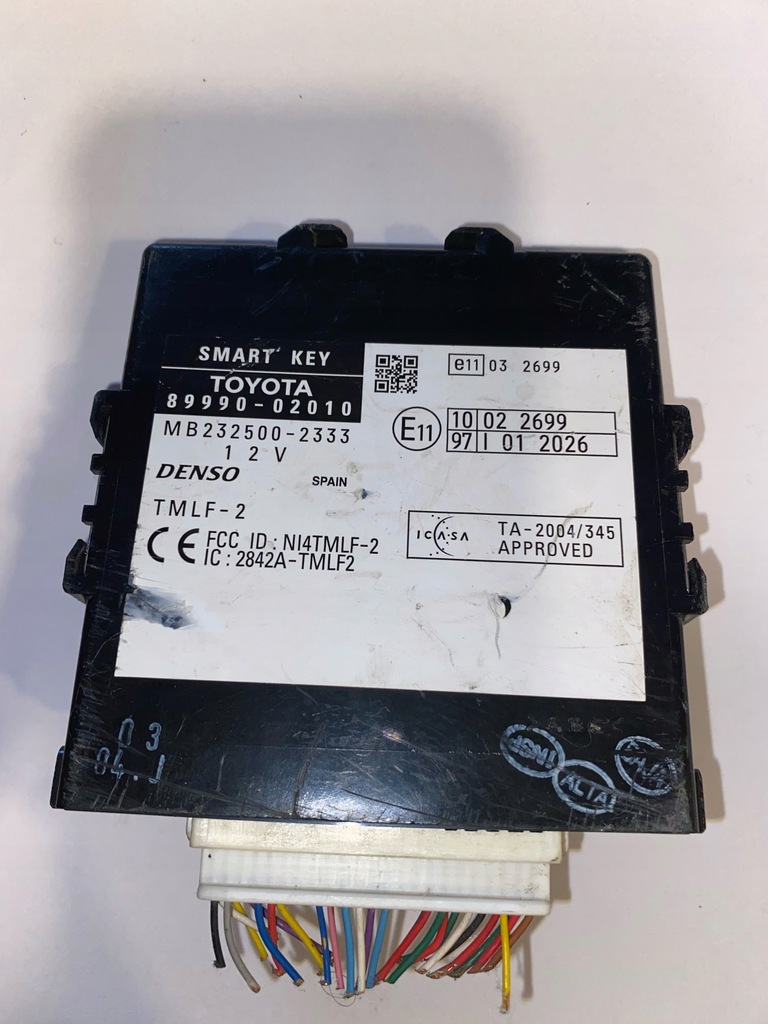фото №1, Модуль smart key toyota auris 89990-02010