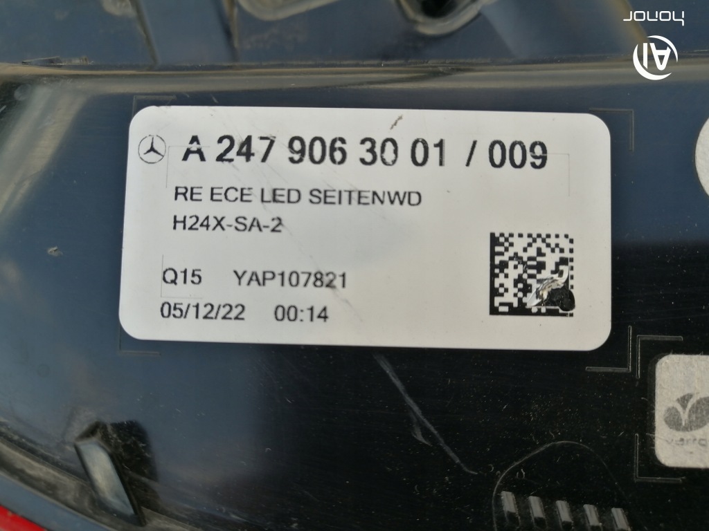 фото №16, Лампа задняя правая led a2479063001 mercedes gla w247 22r