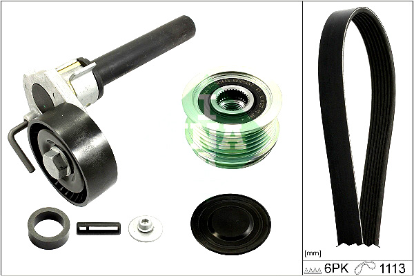 фото №2, Ina 529 0514 20 набір ремінь клиновий багаторучейковий