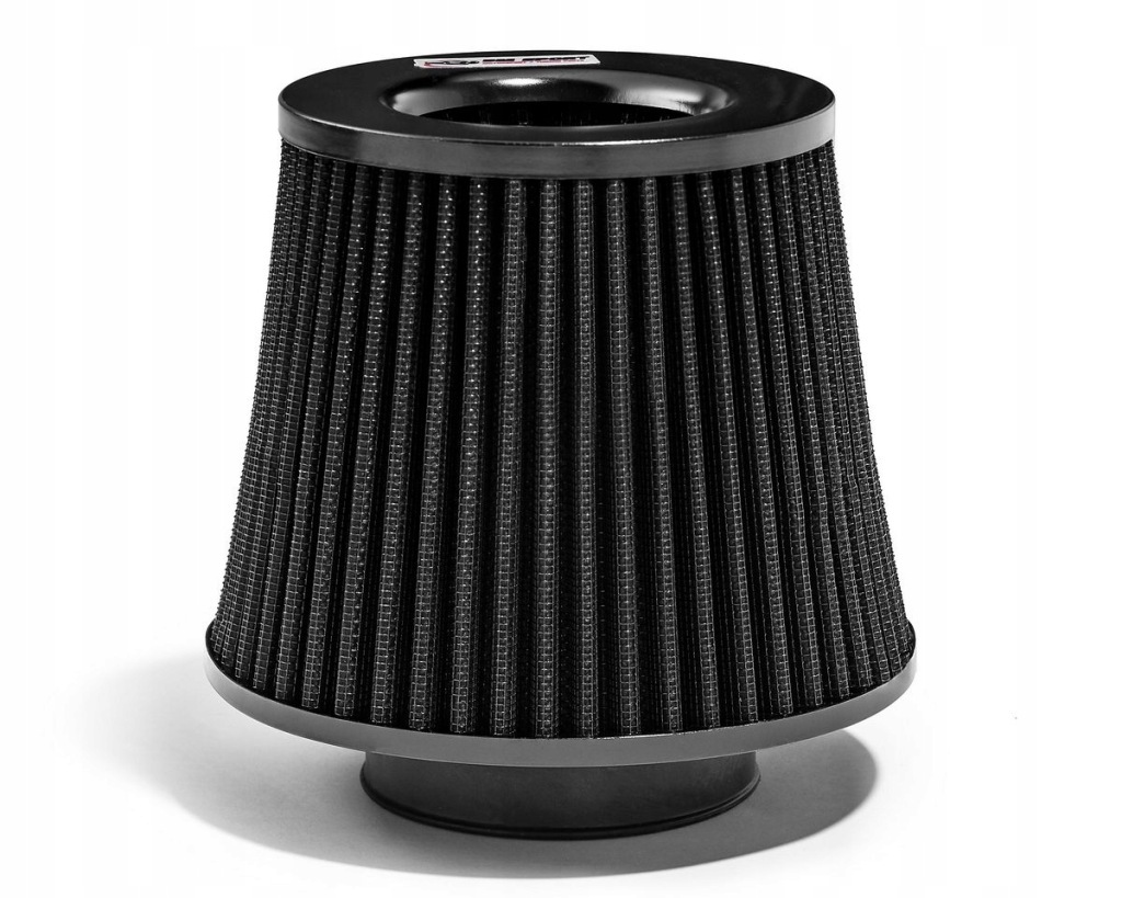 Спортивный фильтр воздуха конический чёрный 76mm 3 адаптеры amio 02546 Доставка