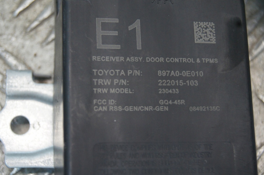 фото №6, Toyota highlander 2015 usa набір do запуск ключ блок керування