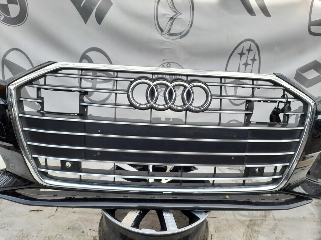 фото №3, Audi a6 c8 2018 r. + решётка радиатора бампер