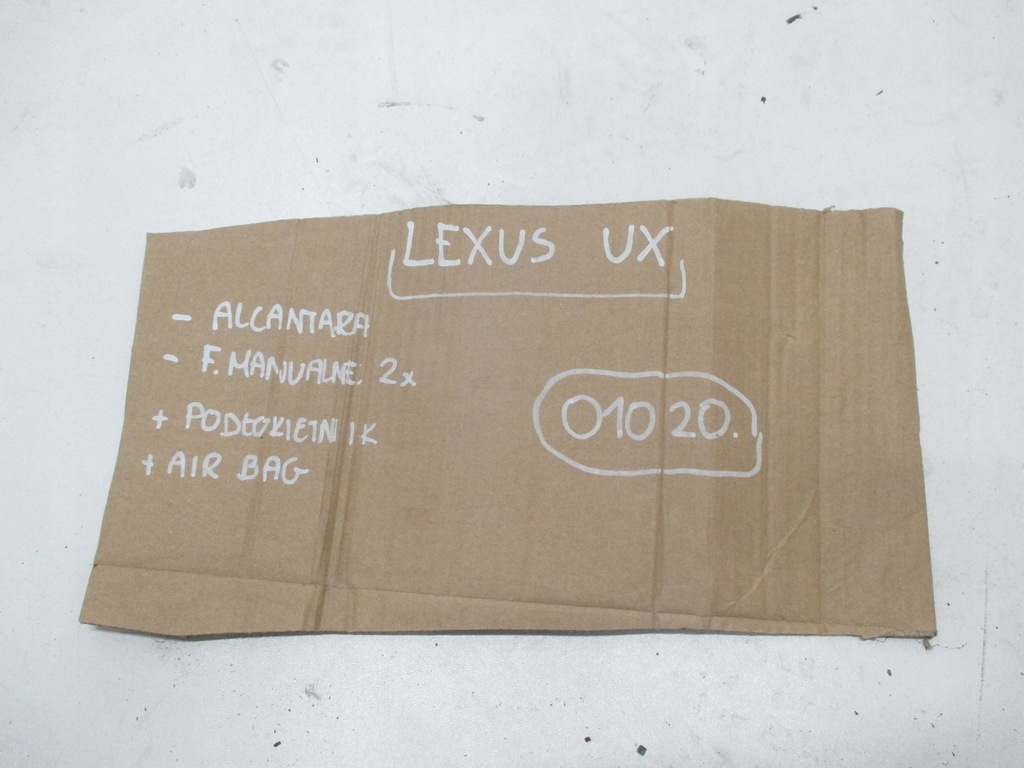 фото №12, Обивка кожа сиденья lexus ux alcantara