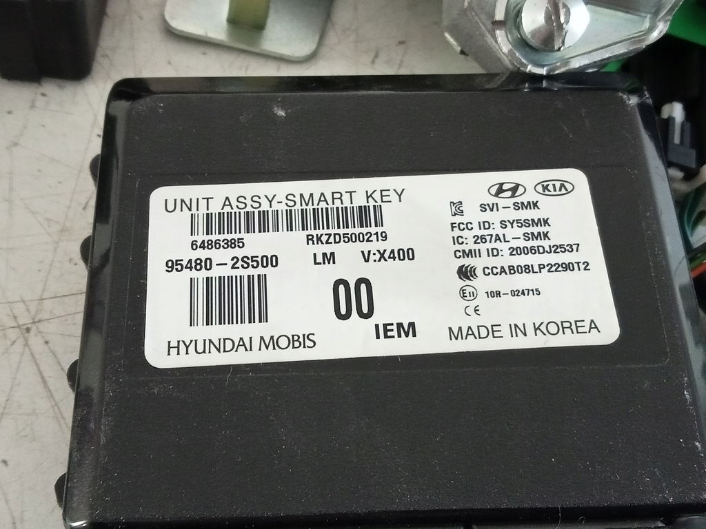 фото №9, Ix35 1,7 crdi набір стартовий блок керування бортовий комп'ютер