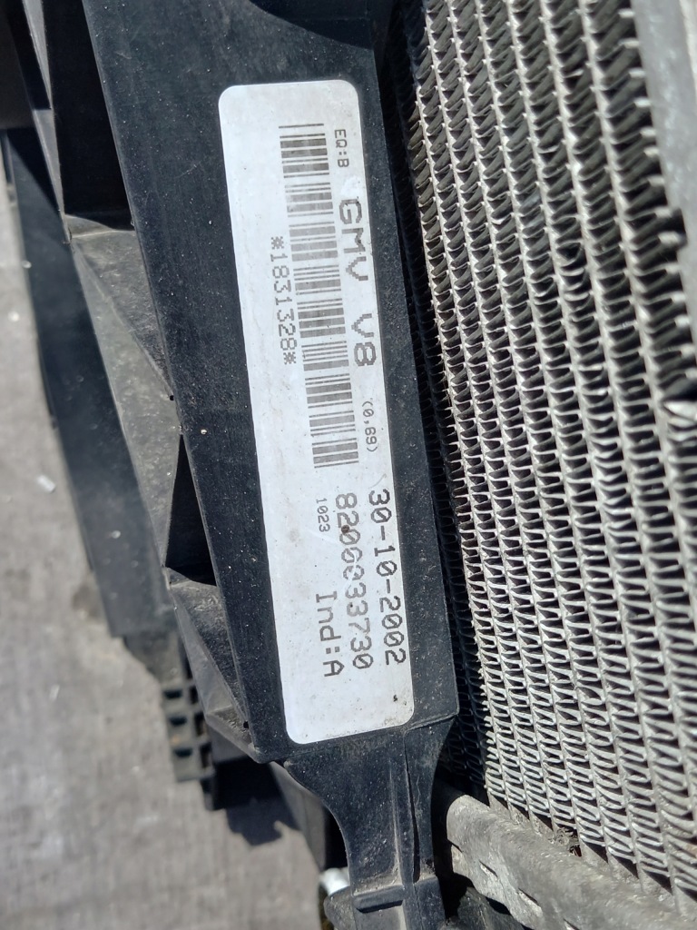 фото №4, Laguna ii 2.2 dci комплект радіатор