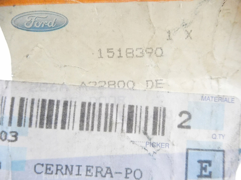 фото №12, Петля дверь правый перед ford fiesta 01-08 / fusion 01-12 оригинальный номер 1518390