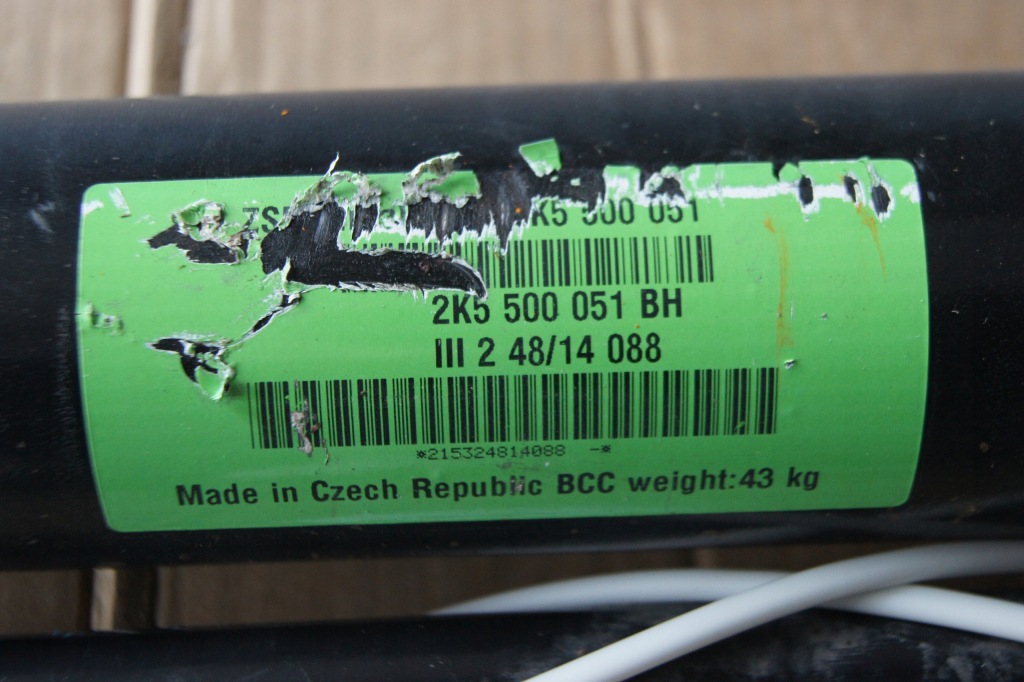 фото №7, Caddy 2.0tdi балка подвеска рессоры 2k5500051bh