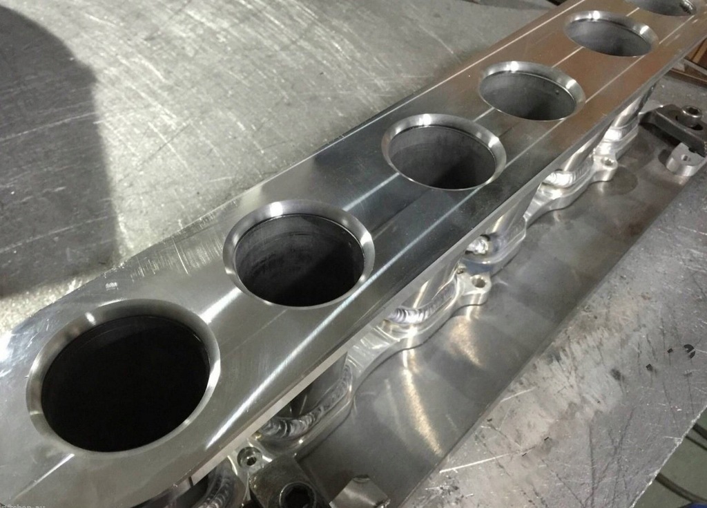 фото №8, Rb25det коллектор всасывающий дроссельная заслонка молдинг топлива