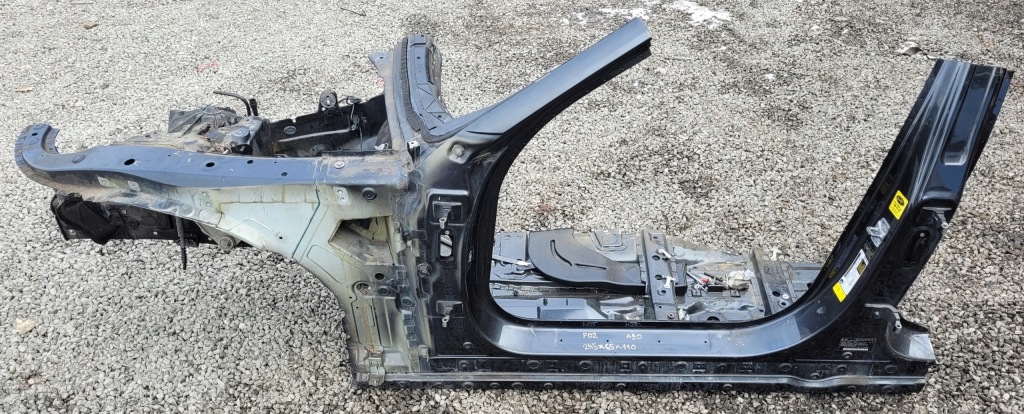 фото №1, Чверть ліва лонжерон чашка поріг блок двигуна bmw f02 a90 sophistograu