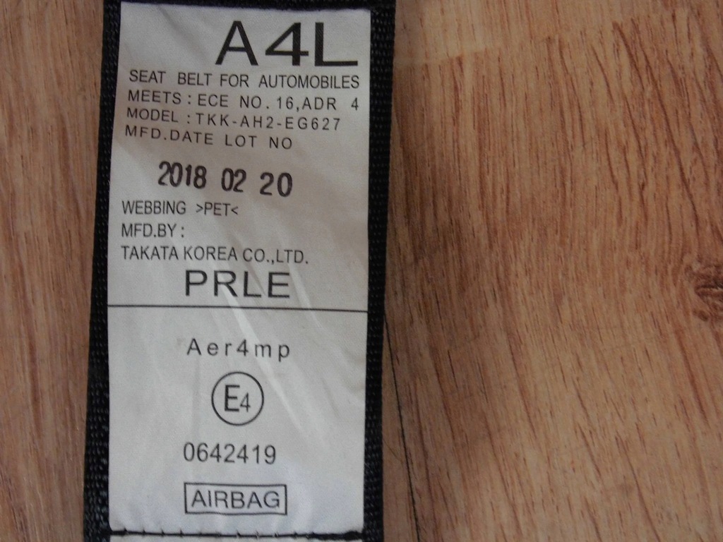 фото №9, Infiniti q50 2018 2019 pas лівий перед натягувач