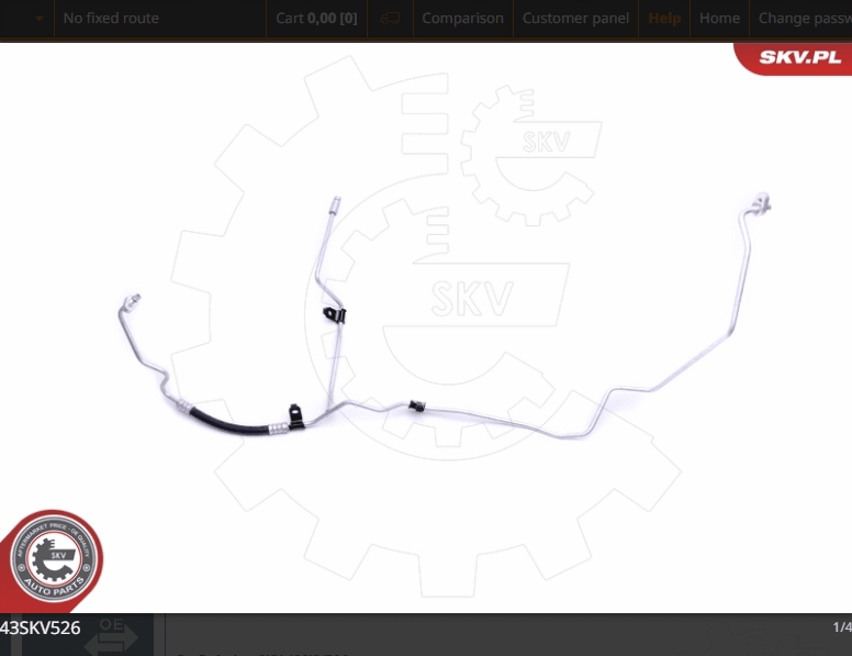 фото №2, Шланг кондиционера renault grand scenic iii
