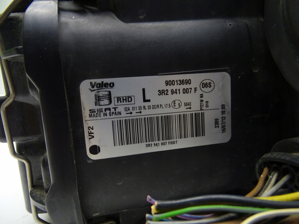 фото №14, Лампа фара ліва лівий перед передня seat exeo lift 3r ксенон 3r2941007f