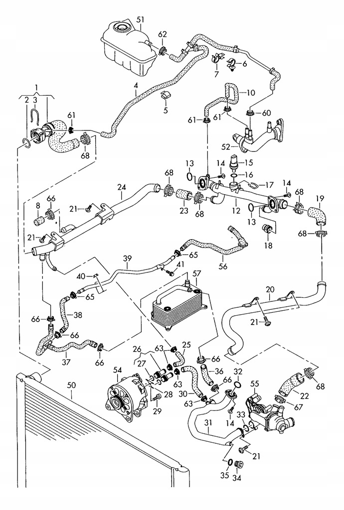 фото №9, Wąż шланг wody жидкость audi a6 s6 c6 4f0121107bb