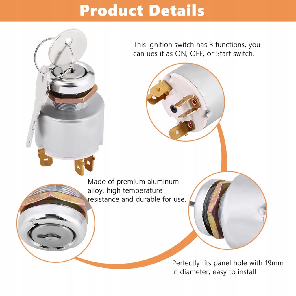 фото №13, Вкладиш замка запалювання do universal car авто 12v