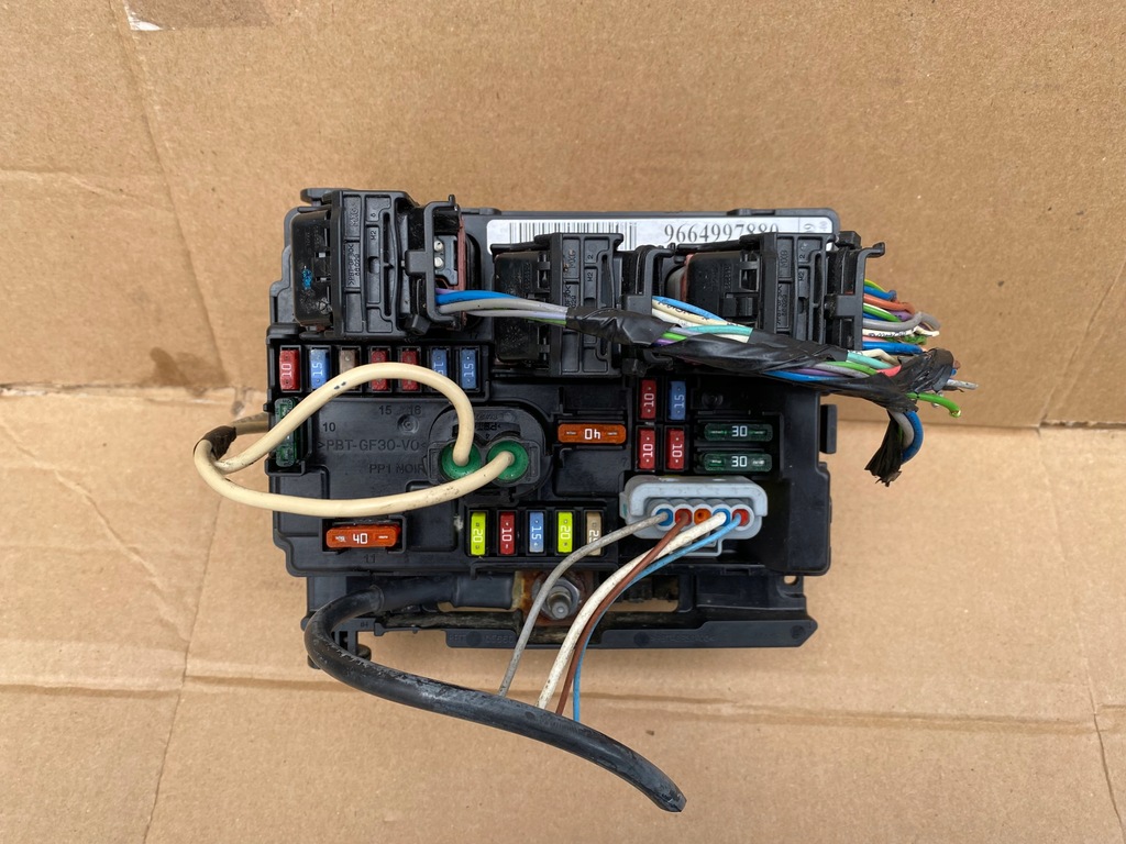 фото №7, Citroen c3 ii коробка bsm 9664997880 роз'єми r09