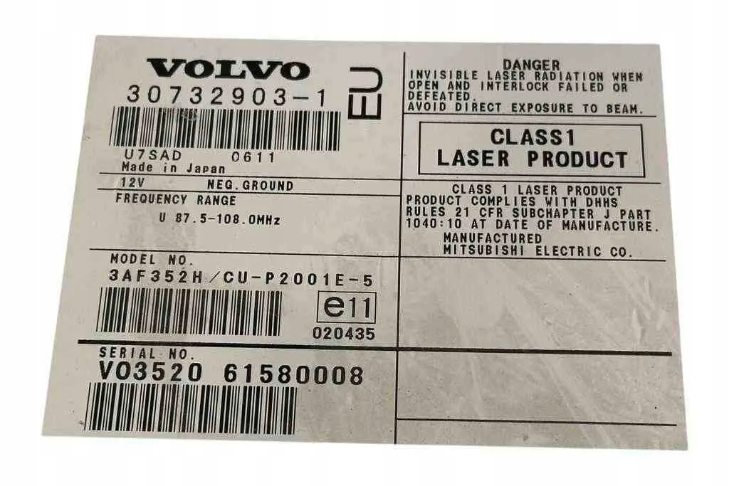 фото №10, Чейнджер cd volvo xc70 cross country 3af352e 2.4l дизель 2007