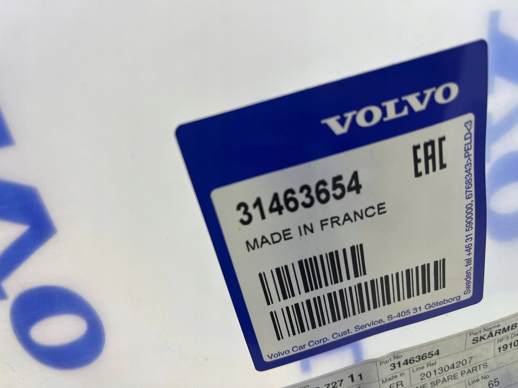 фото №8, Volvo v60 s60 cross country cc накладка молдинг крила ліва 18 - 22