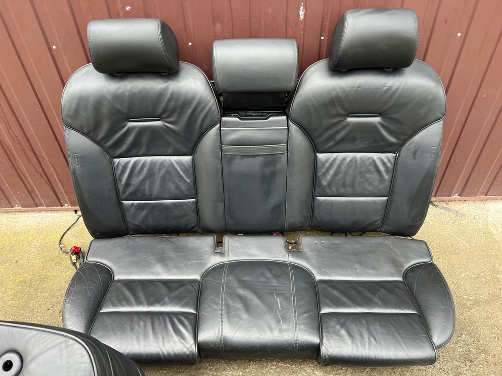 фото №4, Сиденья комфорт кожа czarna подогрев перед + задняя заднее сиденье audi a8 s8 d3 комплект