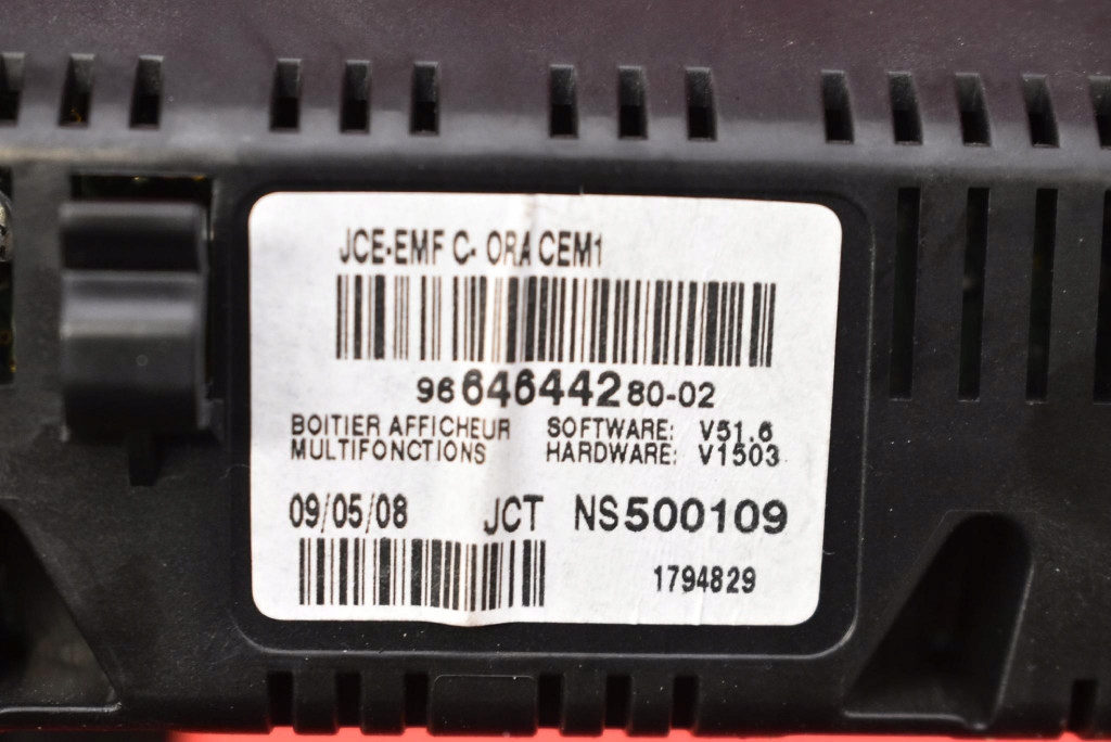 фото №9, Дисплей 9664644280-02 peugeot 308 1 i t7 07-11