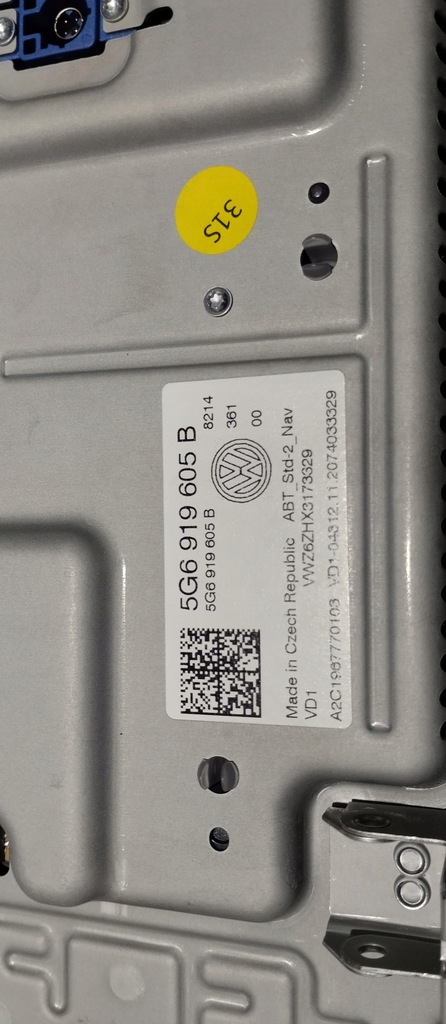 фото №10, Екран дисплей радіо навігація volkswagen vw passat b8 5g6919605b