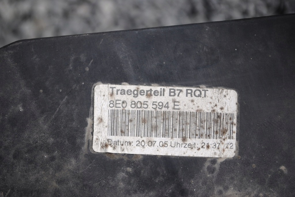 фото №8, Pas передній радіатор audi a4 b7 avant 2.0 tfsi