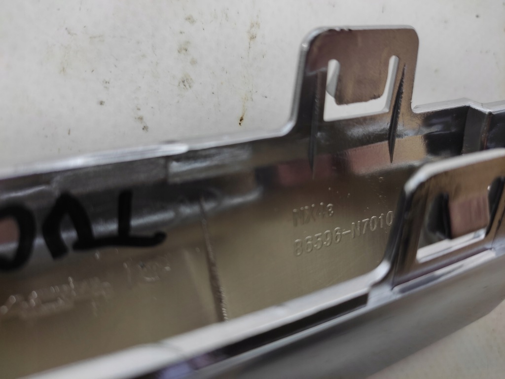 фото №12, Hyundai tucson iv молдинг бампера хром права перед 2020-