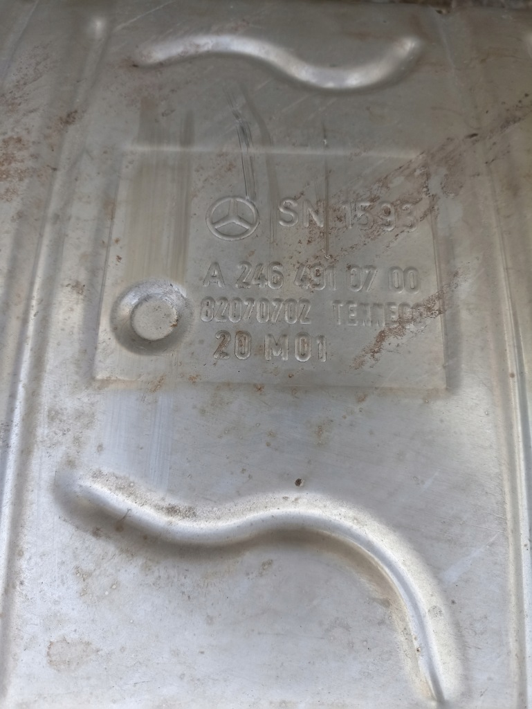фото №1, Гаситель выхлоп mercedes w156 gla 2.2 cdi
