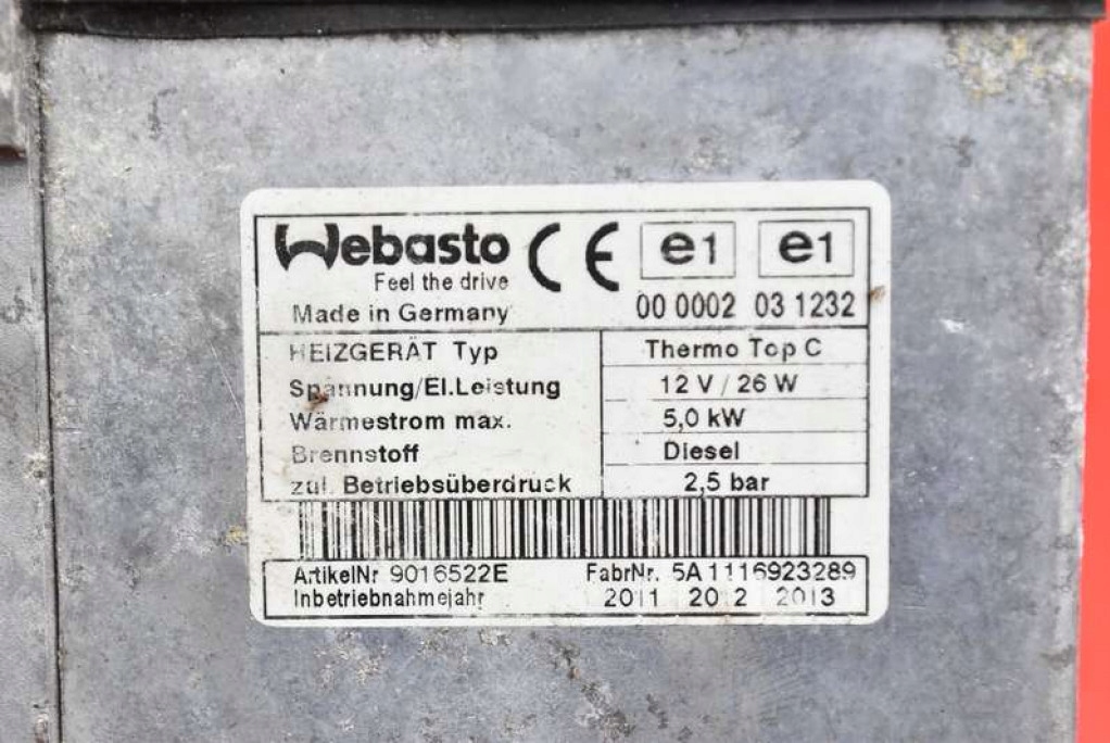 фото №7, Webasto обігрівач стояночний 4l0815071g audi q7 4l 3.0 tdi 245 km lift