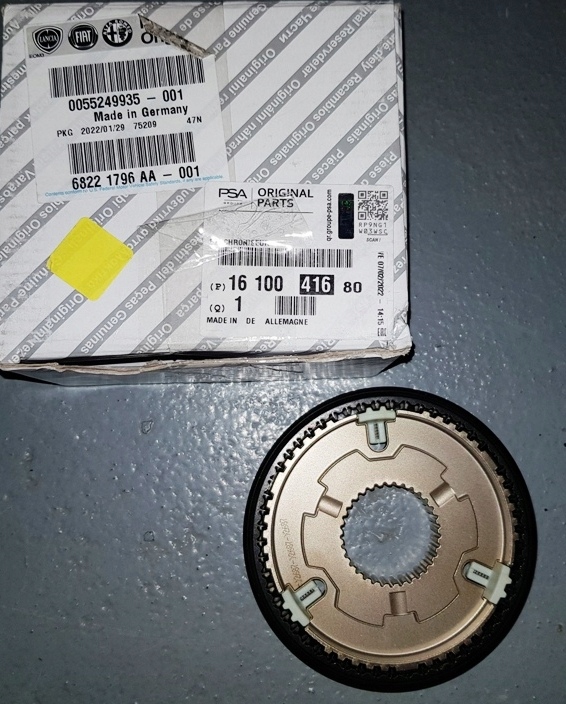 фото №16, Оригинальный номер синхронизатор 3-4 передача citroen jumper iii peugeot boxer iii 1610041680