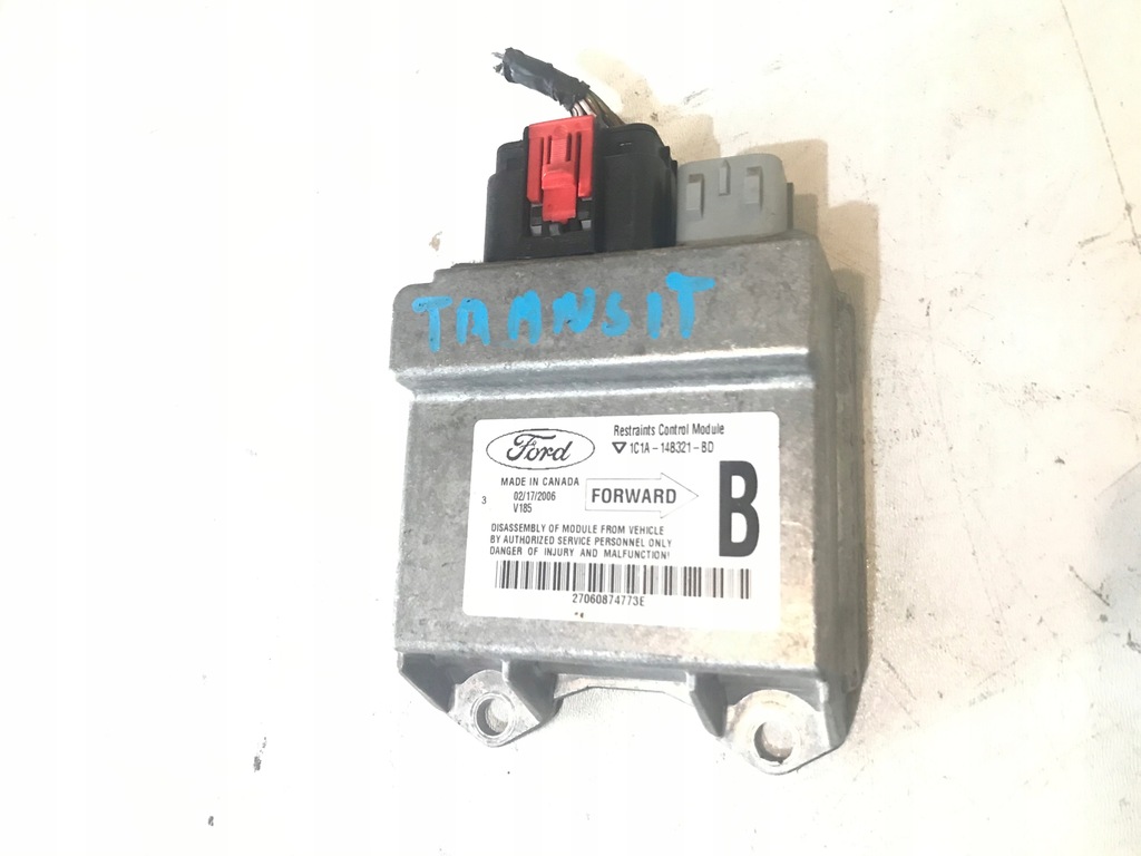 фото №1, Ford transit модуль датчик подушка безпеки 1c1a14b321bd