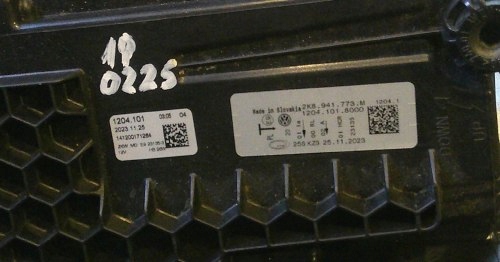 фото №14, Vw caddy 4 iv 2k8 full led левая передняя лампа оригинал 2k8941773m