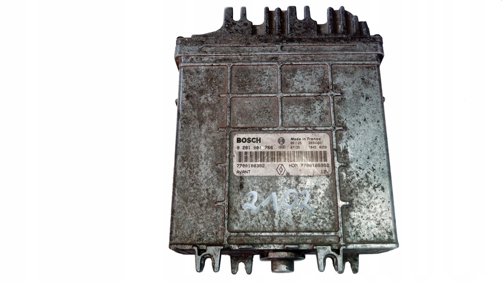 фото №1, Блок управления renault 0281001766 7700105952 czysty