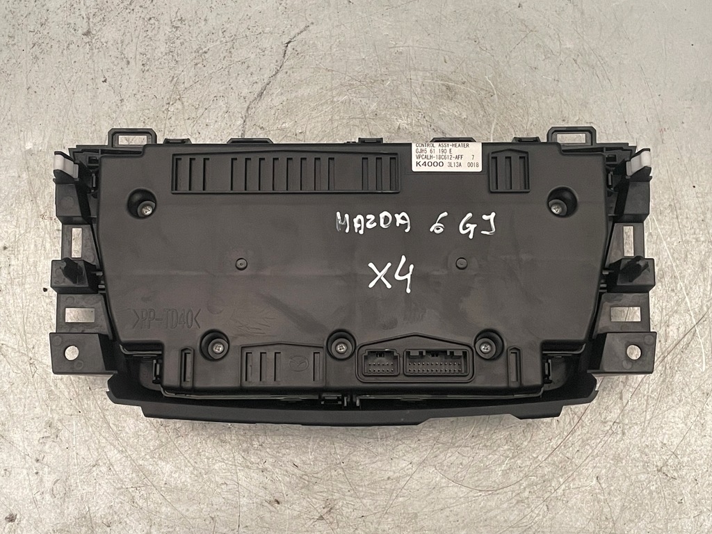 фото №6, Mazda 6 gj 2012- панель керування кондиціонер vpcalh-12c612-aff