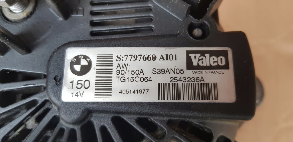 фото №6, Генератор 7797660 ai01 bmw 7 e65 3.0d 231km lift