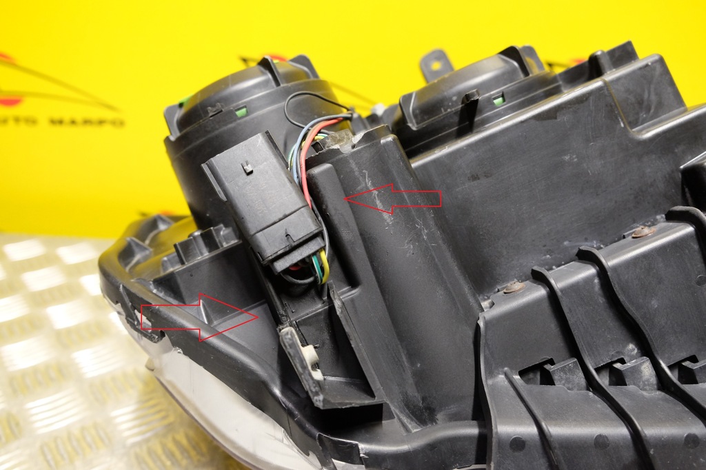 фото №12, Gmc terrain lift 2015- фара лампа обычная линзованная левая 6pin usa