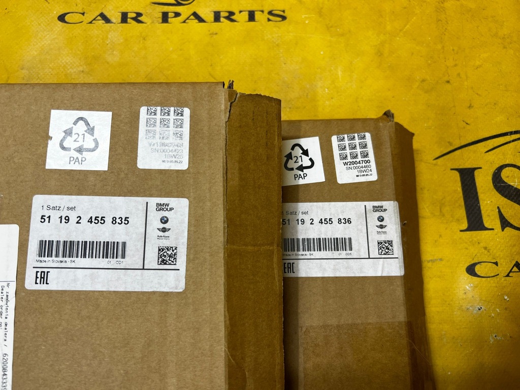 фото №16, Kpl спойлер спліттер бампера перед bmw 3 g20 m performance карбон новий oem