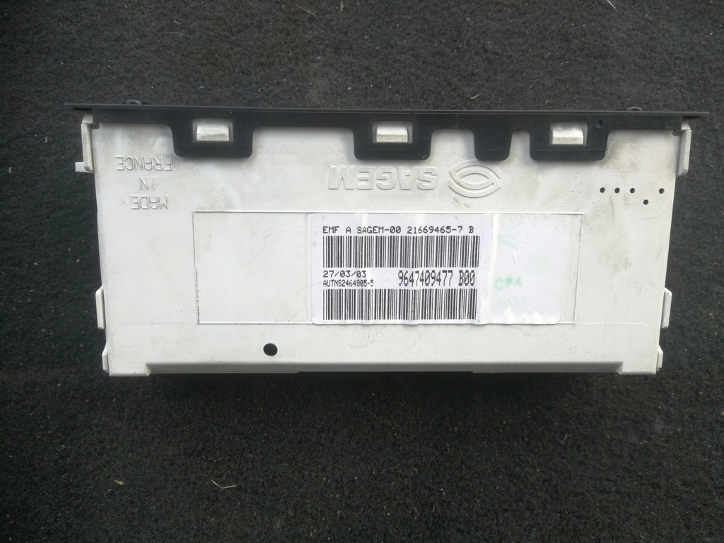 фото №5, Citroen c3 pluriel дисплей часы экран панель