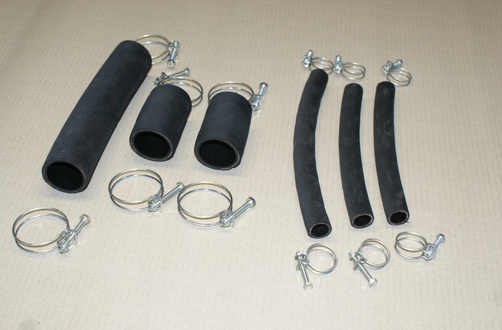 фото №5, Трубы i хомуты радиатора отопителя gaz 69 fso warszawa m20 wąż шланги