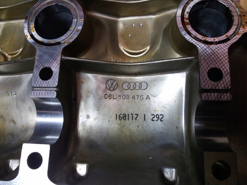 фото №13, Комплектная головка валы распределительного вала vw golf 7 vii passat b7 b8 usa 1.8 tsi cxb