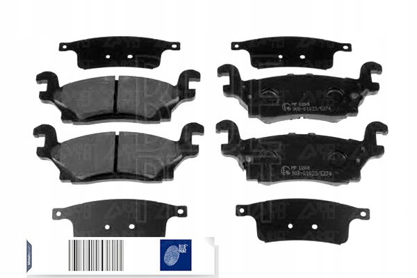 фото №1, Blue print гальмівні колодки гальмівні задня hummer hummer h3 3