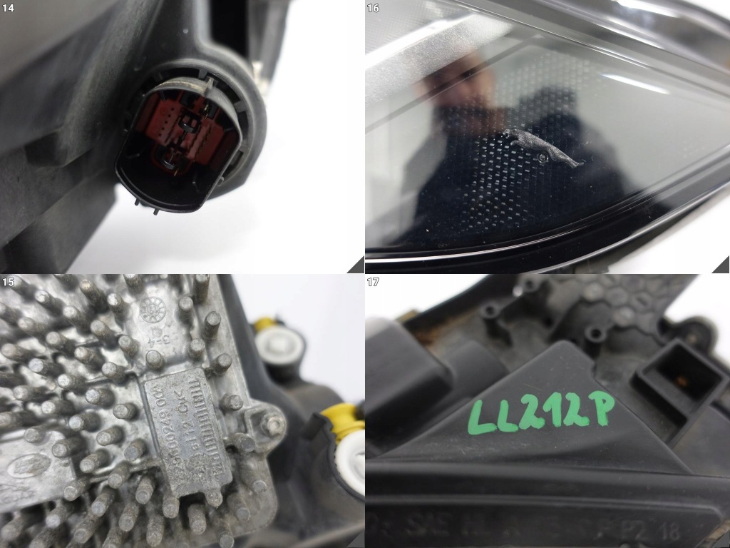 Jaguar xe x760 рестайлинг  19-24 лампа full led high matrix левая перед eu + модуль с Разборки