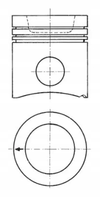 фото №2, Kolbenschmidt 94943600 поршень