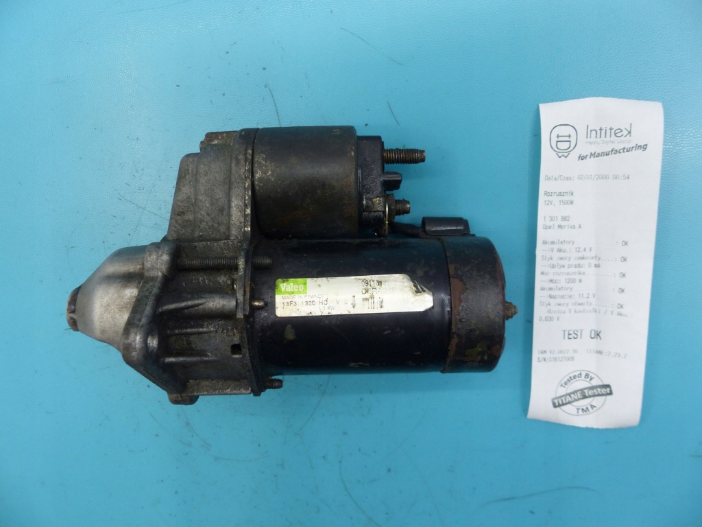 фото №1, Test стартер opel meriva a 1.6 16v