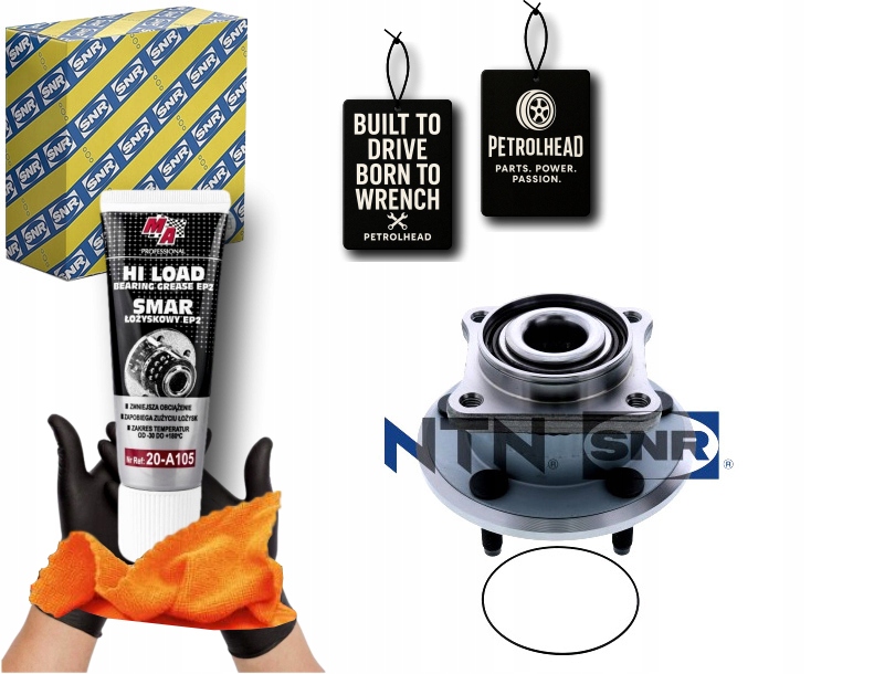 фото №1, Набор подшипник колеса с ступица задняя jeep commander grand #petrolhead pro+ kit7